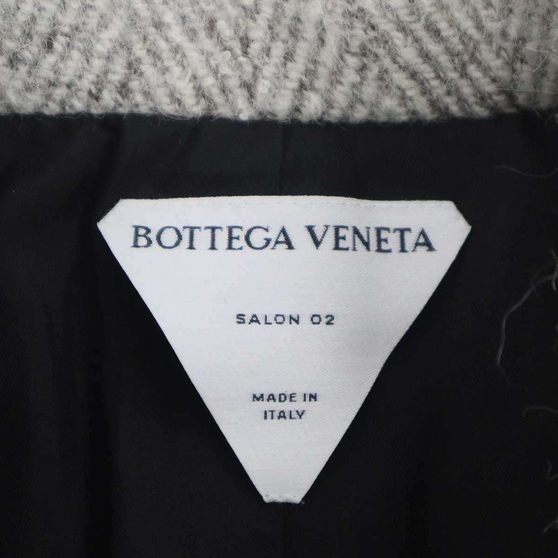 Bottega Veneta Double Breasted Long Coat Gray 40