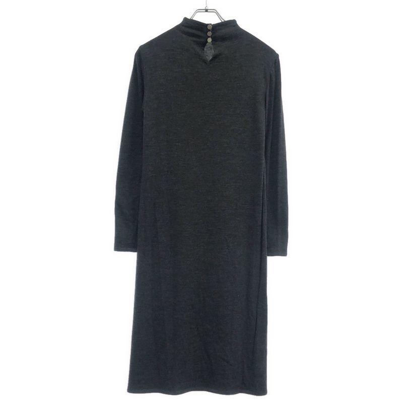 Chanel Wool Silk Knit Dress & Skirt Set Gray 36 Sweater