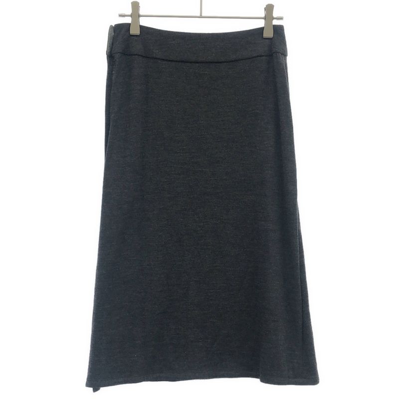 Chanel Wool Silk Knit Dress & Skirt Set Gray 36 Sweater