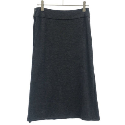 Chanel Wool Silk Knit Dress & Skirt Set Gray 36 Sweater