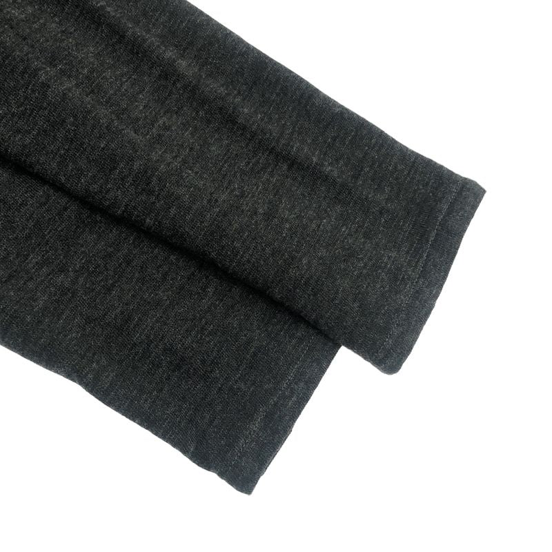 Chanel Wool Silk Knit Dress & Skirt Set Gray 36 Sweater