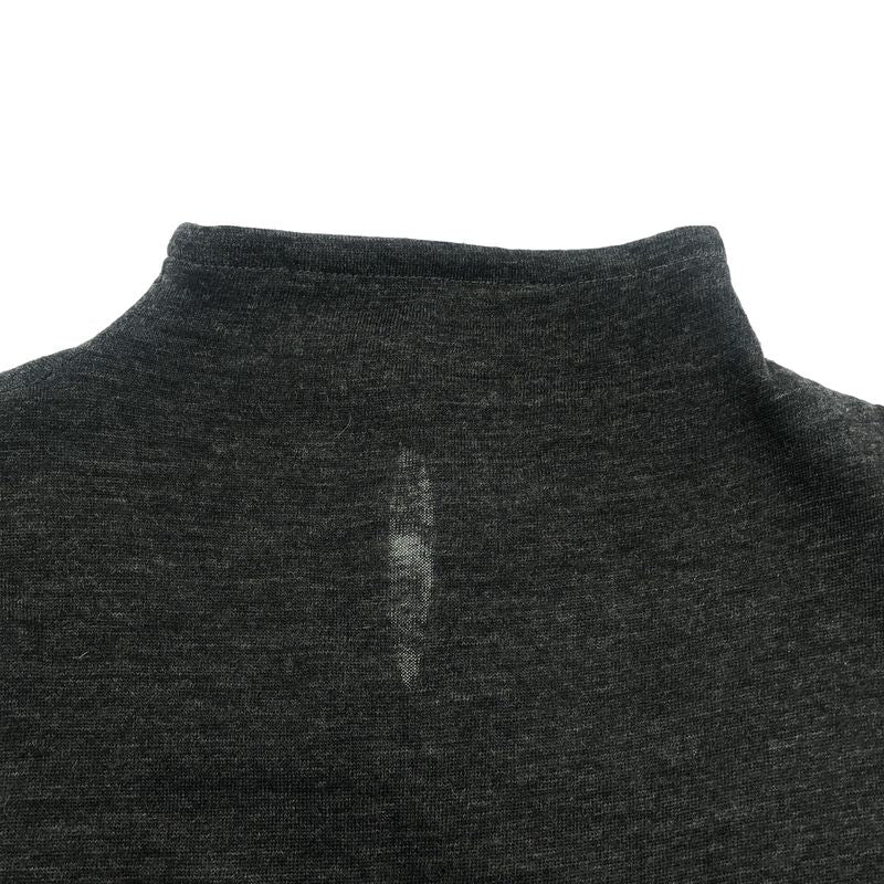 Chanel Wool Silk Knit Dress & Skirt Set Gray 36 Sweater