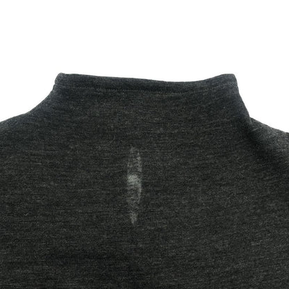 Chanel Wool Silk Knit Dress & Skirt Set Gray 36 Sweater