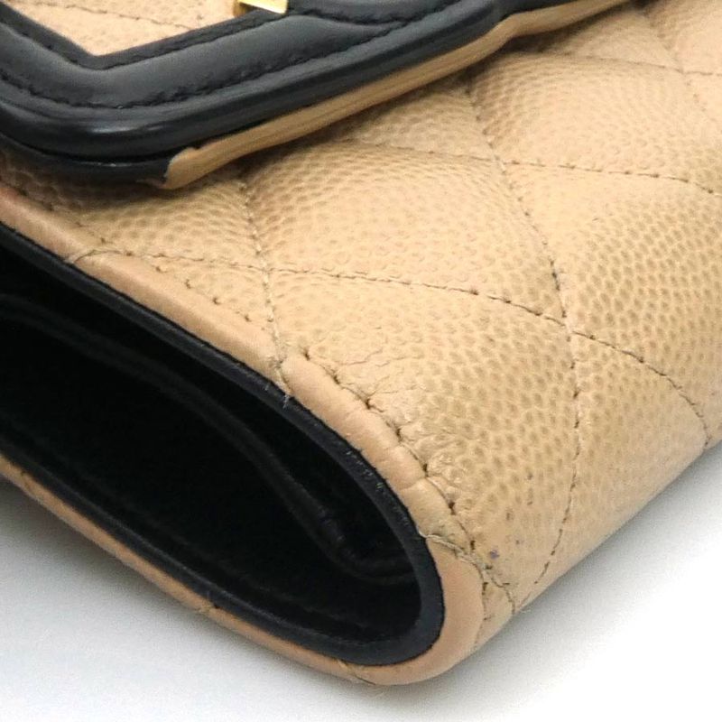 Chanel Trifold Wallet CC Filigree