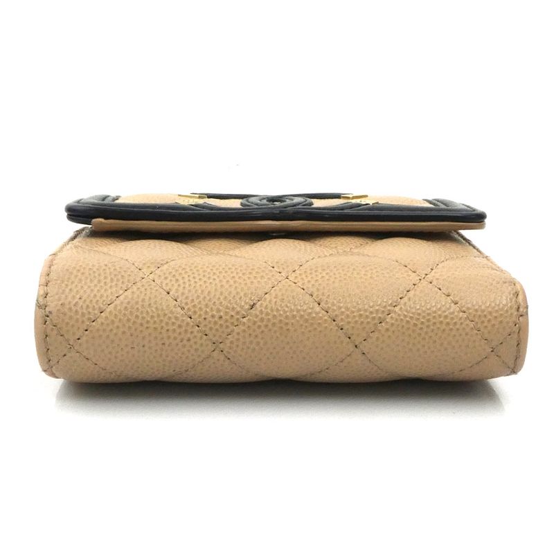 Chanel Trifold Wallet CC Filigree