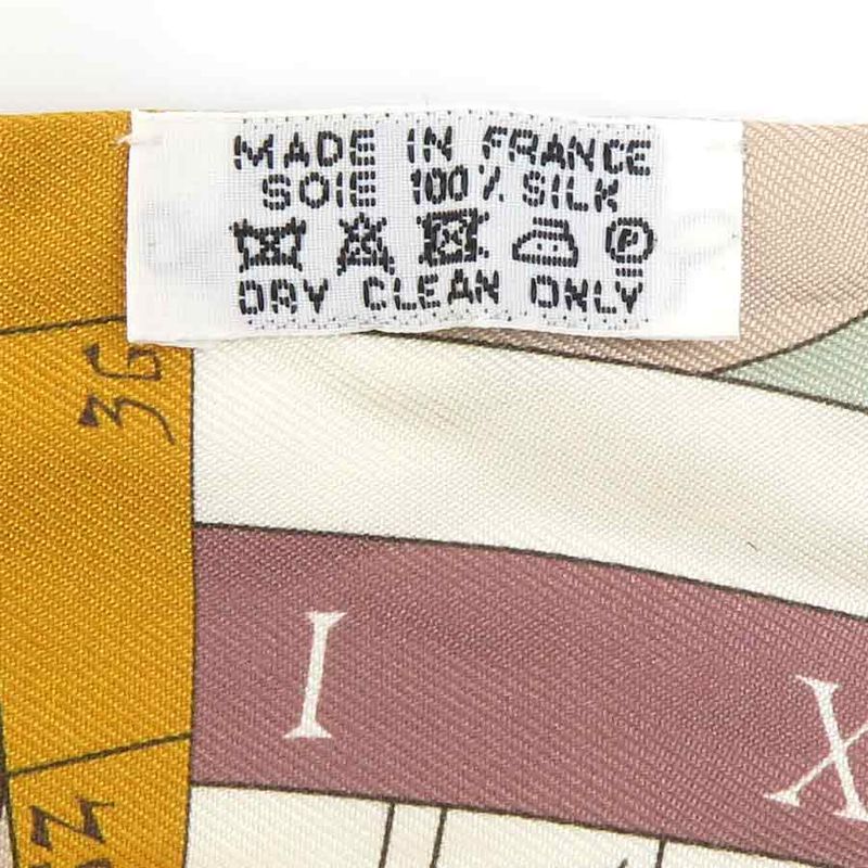 Hermes Twill Scarf Scarves Yellow