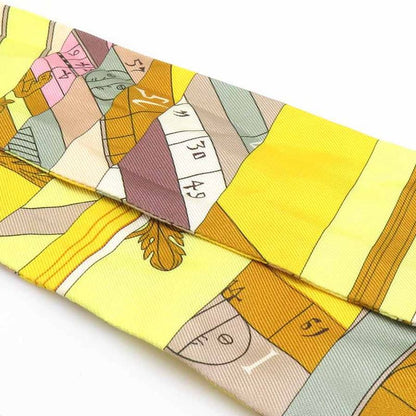 Hermes Twill Scarf Scarves Yellow