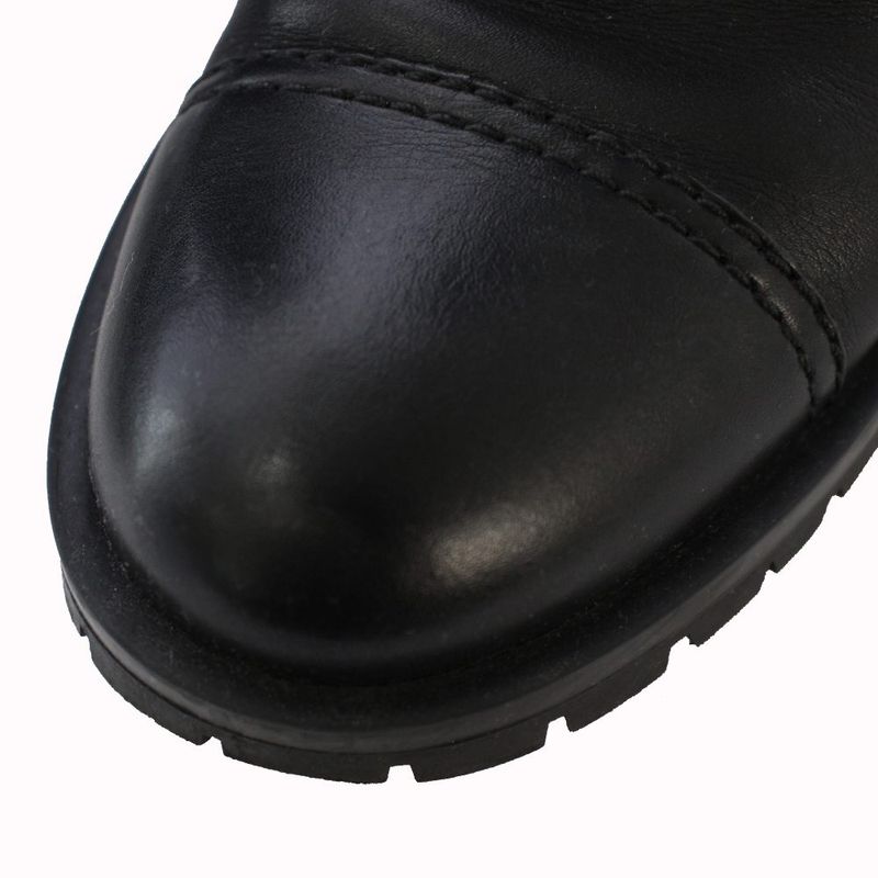 Prada Short Boots Belt Leather 36 Black