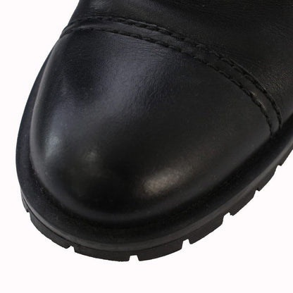 Prada Short Boots Belt Leather 36 Black
