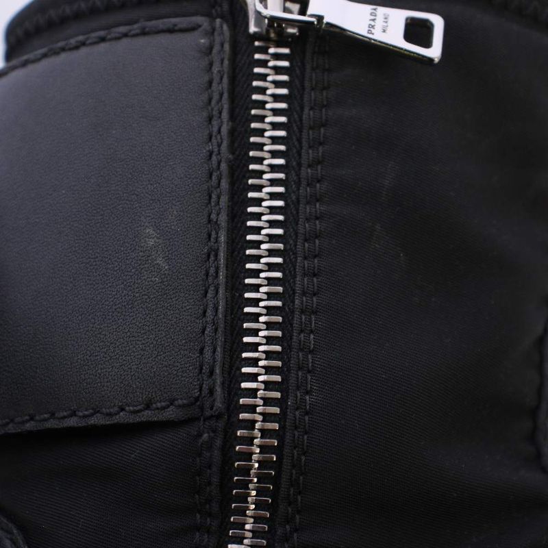 Prada Short Boots Belt Leather 36 Black