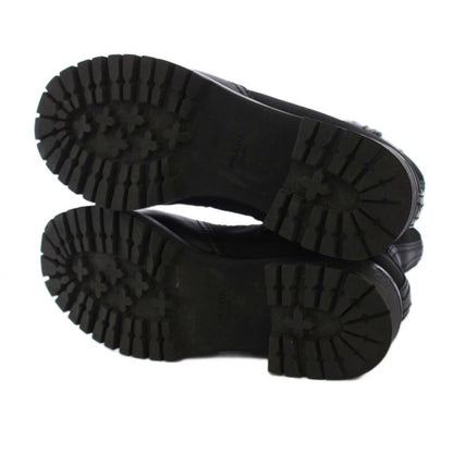 Prada Short Boots Belt Leather 36 Black