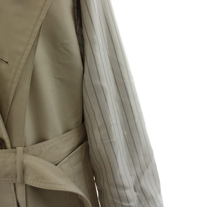 Max Mara Weekend Line Canasta Reversible Technical Trench Coat Long Length Logo