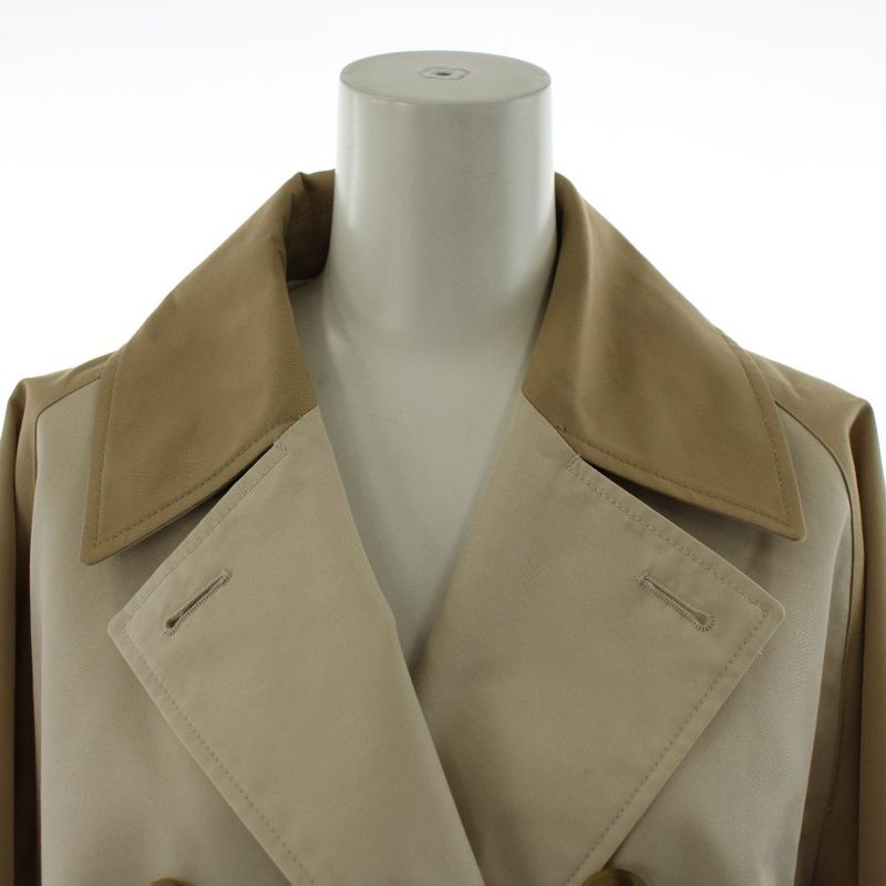 Max Mara Weekend Line Canasta Reversible Technical Trench Coat Long Length Logo