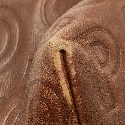 Louis Vuitton Paris Pool Wish Collection Handbag Brown Leather