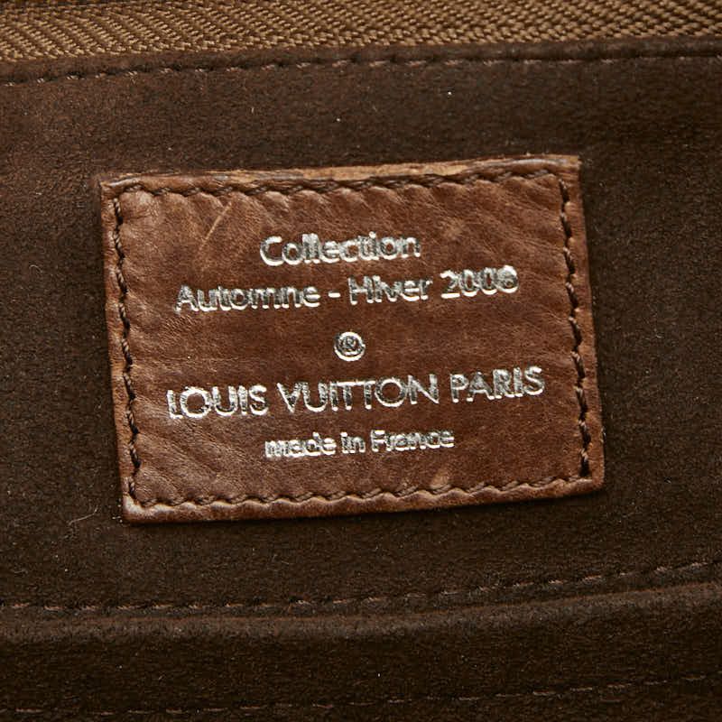 Louis Vuitton Paris Pool Wish Collection Handbag Brown Leather