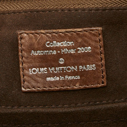 Louis Vuitton Paris Pool Wish Collection Handbag Brown Leather
