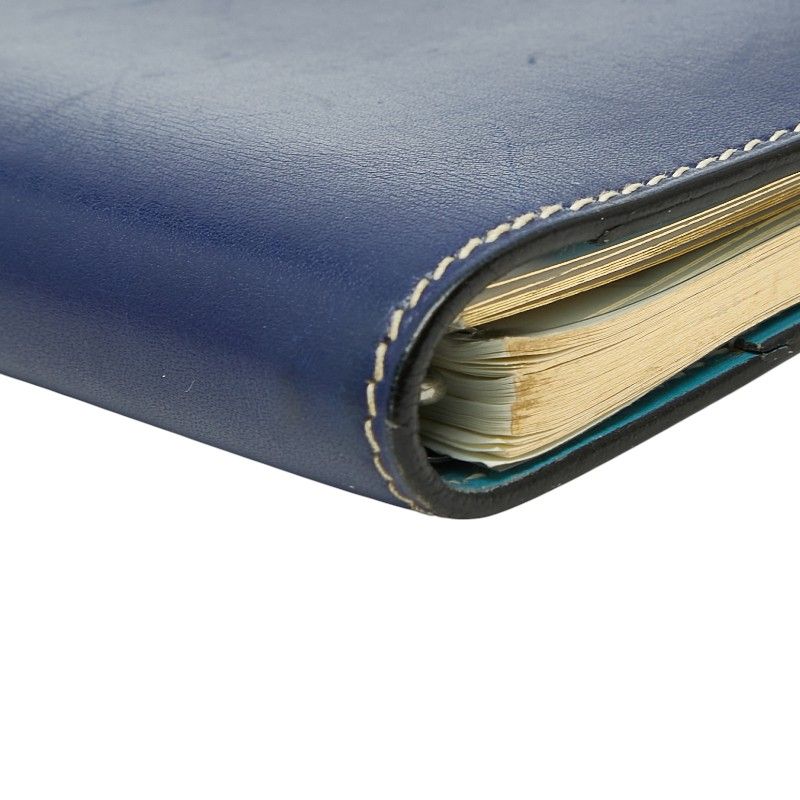 Hermes Agenda Vision Notebook Cover Blue Light Box Calf