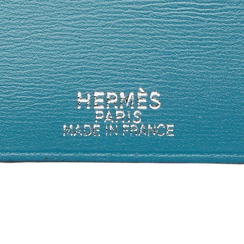 Hermes Agenda Vision Notebook Cover Blue Light Box Calf