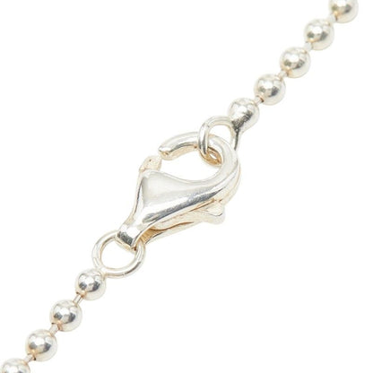 Tiffany & Co Roman Cross Ball Chain Pendant Necklace Silver