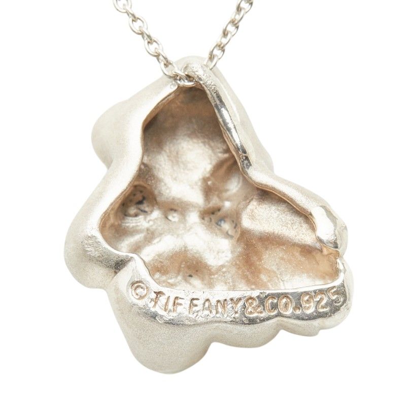Tiffany & Co Bear Teddy Pendant Necklace Silver