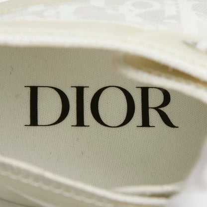 Dior Oblique League High Top Sneakers Cut 37 White Technical Fabric