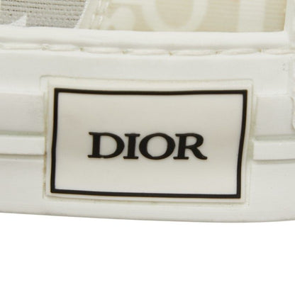 Dior Oblique League High Top Sneakers Cut 37 White Technical Fabric