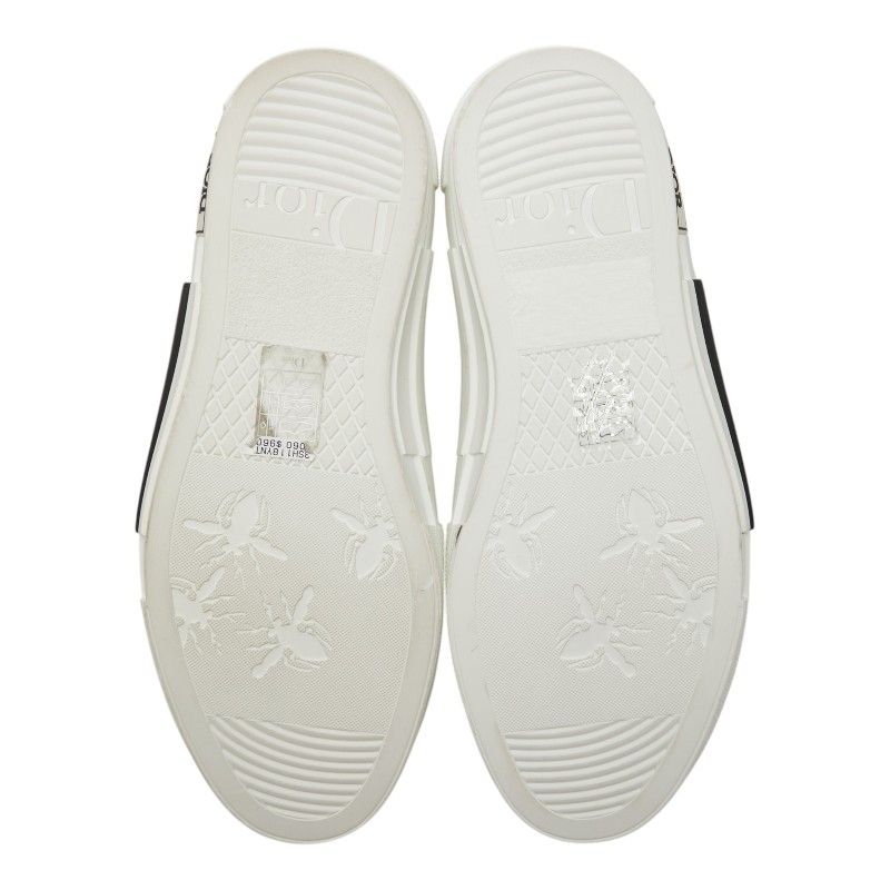 Dior Oblique League High Top Sneakers Cut 37 White Technical Fabric