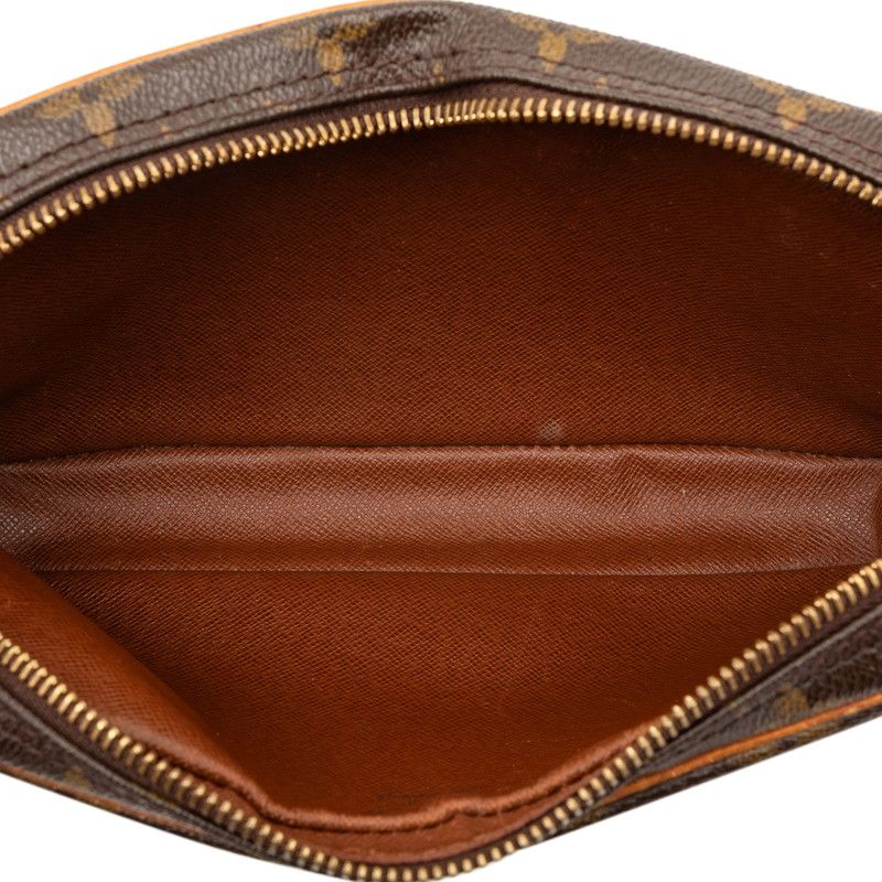 Louis Vuitton Monogram Pochette Marli Bandouliere Crossbody Shoulder Bag Brown