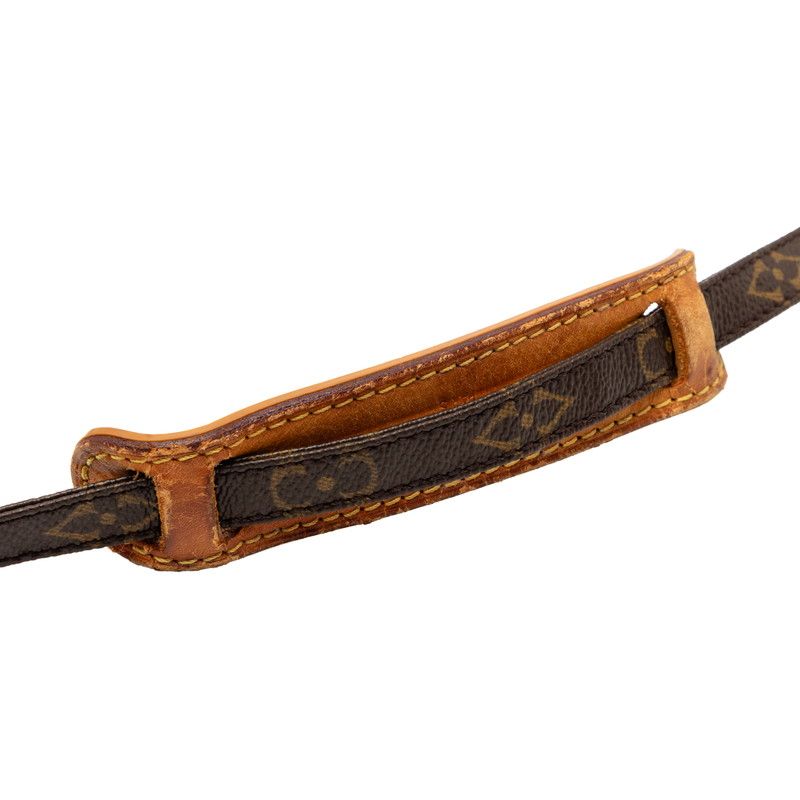Louis Vuitton Monogram Pochette Marli Bandouliere Crossbody Shoulder Bag Brown