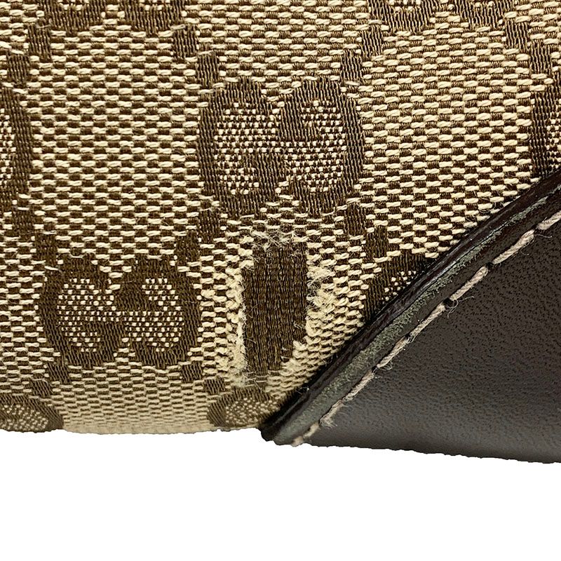 Gucci GG Canvas Sherry Line Mayfair Tote Beige Brown