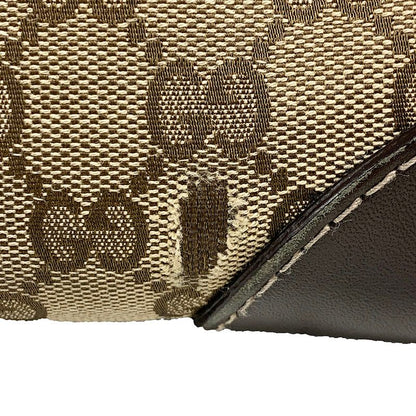 Gucci GG Canvas Sherry Line Mayfair Tote Beige Brown