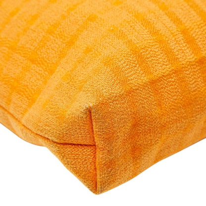 Hermes Amedaba Diago GM Tote Orange Wool Cotton