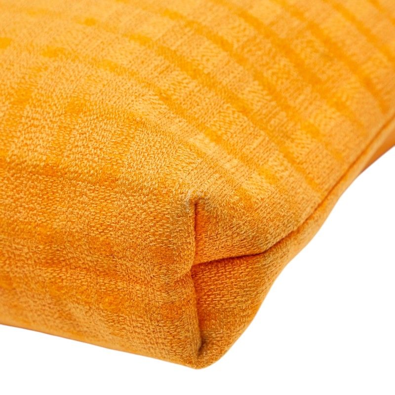 Hermes Amedaba Diago GM Tote Orange Wool Cotton