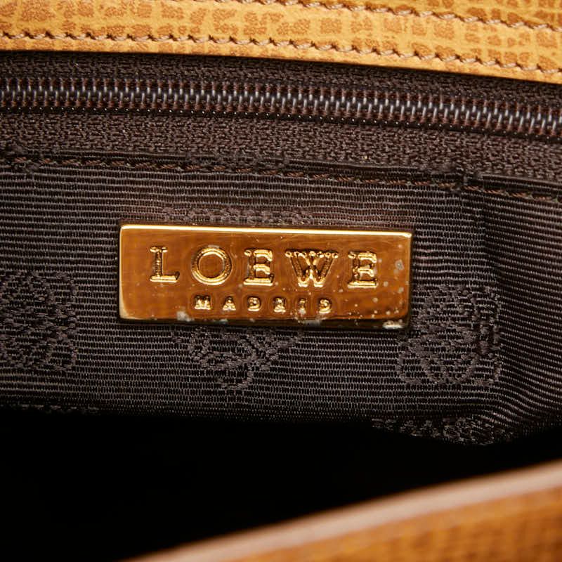 Loewe Vintage Tote Beige Leather