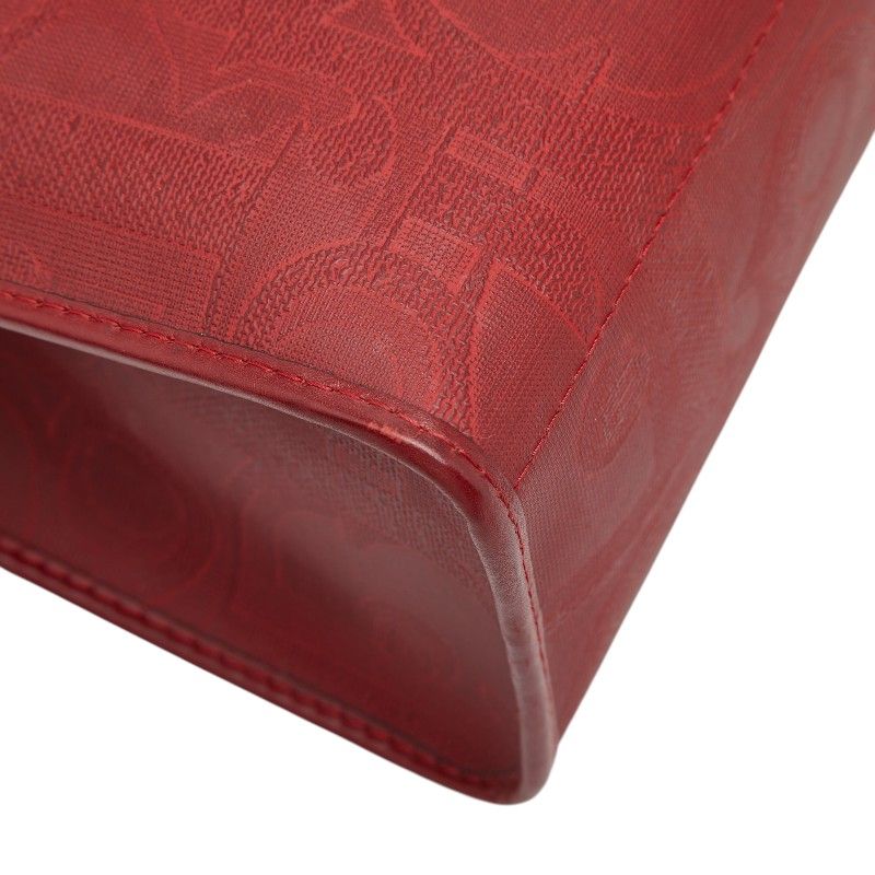 Dior Trotter 2-Way Shoulder Bag Red Leather
