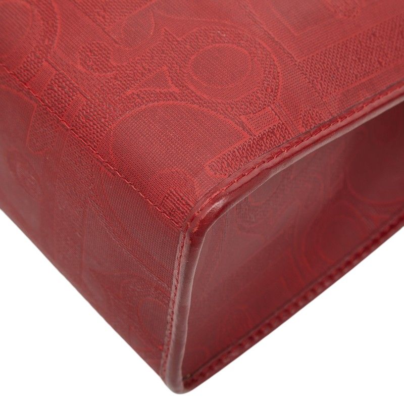 Dior Trotter 2-Way Shoulder Bag Red Leather