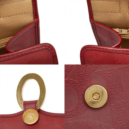Dior Trotter 2-Way Shoulder Bag Red Leather