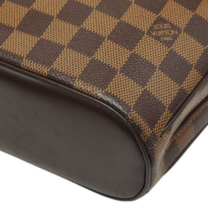 Louis Vuitton Damier Salia Mini Handbag Brown Leather