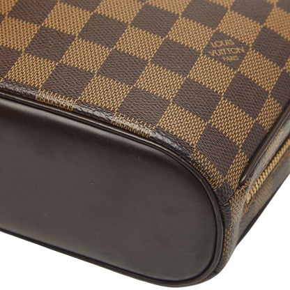 Louis Vuitton Damier Salia Mini Handbag Brown Leather