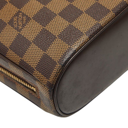 Louis Vuitton Damier Salia Mini Handbag Brown Leather