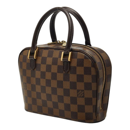 Louis Vuitton Damier Salia Mini Handbag Brown Leather