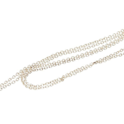 Tiffany & Co Notes Heart Tag Pendant Necklace Silver