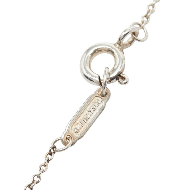 Tiffany & Co Notes Heart Tag Pendant Necklace Silver