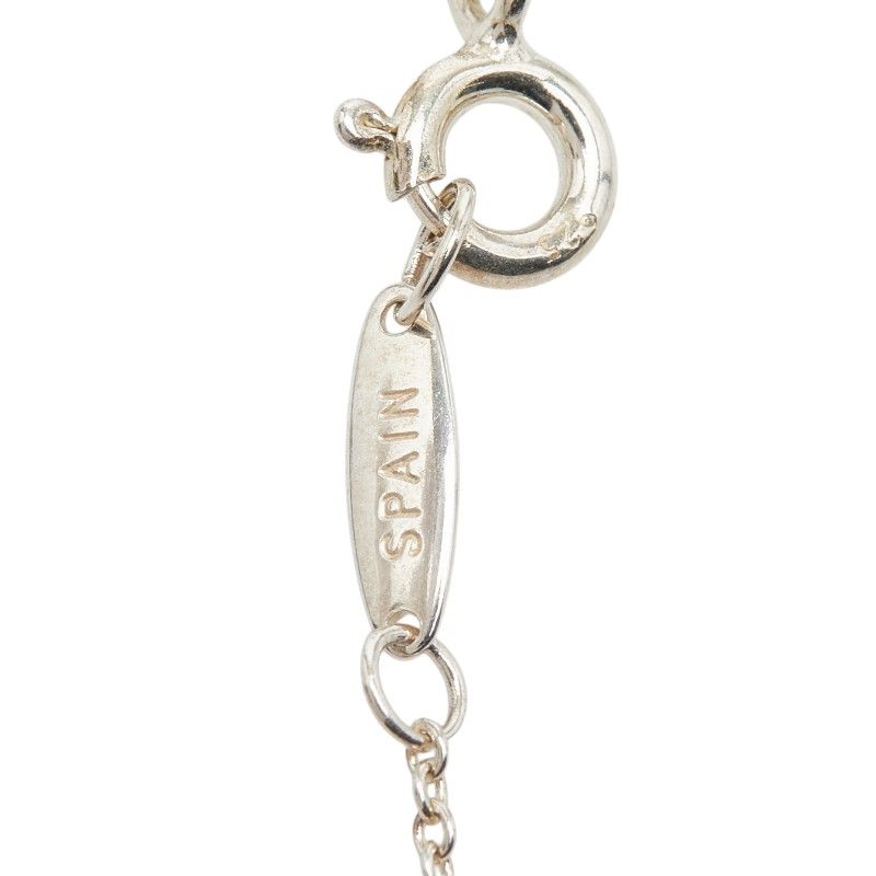 Tiffany & Co by the Yard Aquamarine Pendant Necklace Silver
