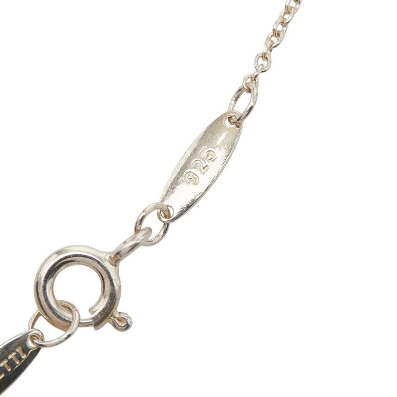Tiffany & Co by the Yard Aquamarine Pendant Necklace Silver