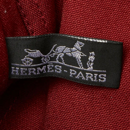 Hermes Fourre Tout PM Mini Tote Red Canvas