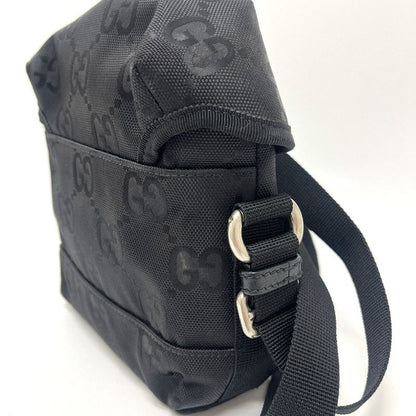 Gucci Shoulder Bag Off the Grid Nylon Leather Black