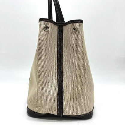 Hermes Tote Garden Party PM Toile Ash Beige
