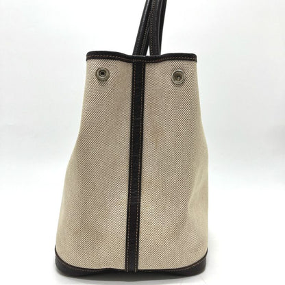 Hermes Tote Garden Party PM Toile Ash Beige