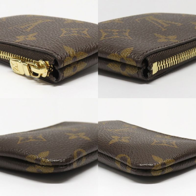 Louis Vuitton Card Key Case Pochette Cles Monogram Brown Mini